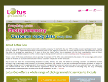 Tablet Screenshot of lotusgeo.in